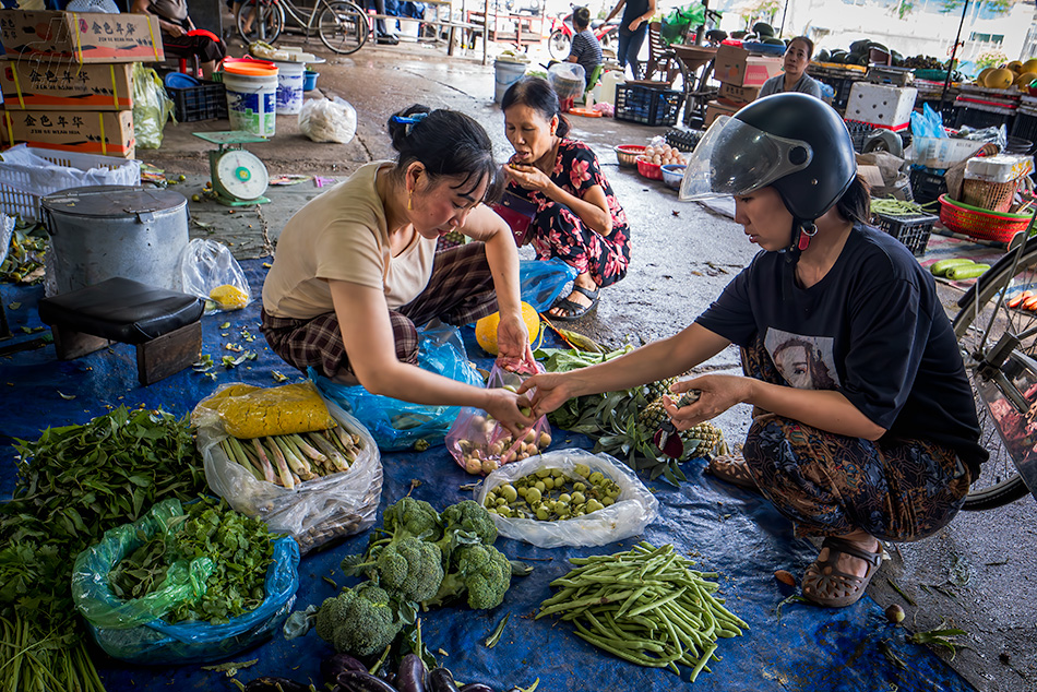 Thai Nguyen tržnice
