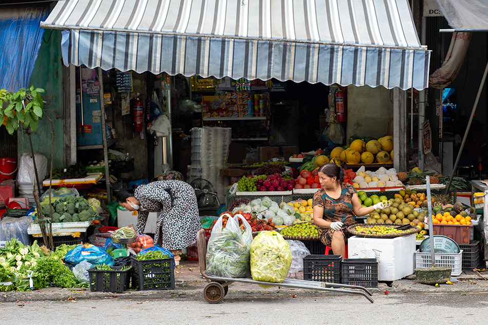 tržiště v Dong Van