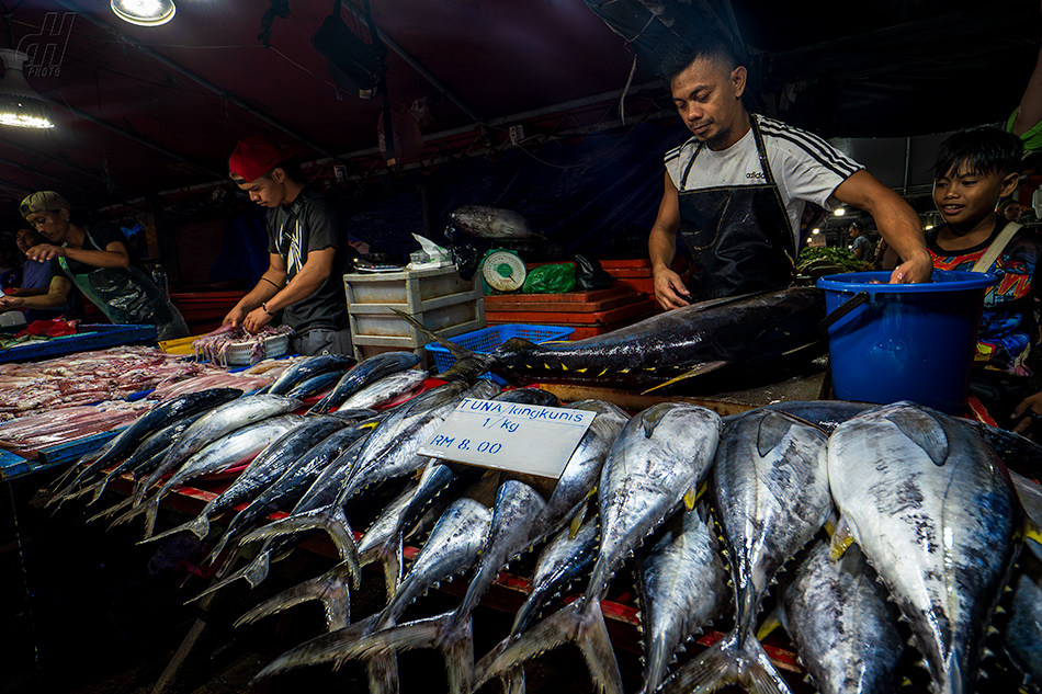 tržnice v Kota Kinabalu