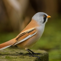 sýkořice vousatá - Panurus biarmicus