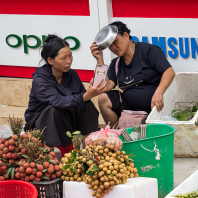 tržiště v Dong Van