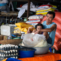 tržiště v Dong Van